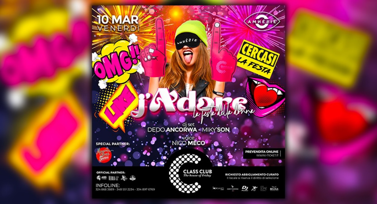 VEN 10 MAR | J'ADORE