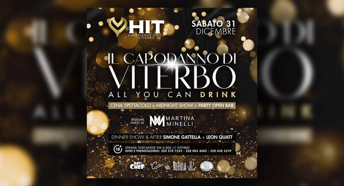 IL CAPODANNO DI VITERBO | All You Can Drink