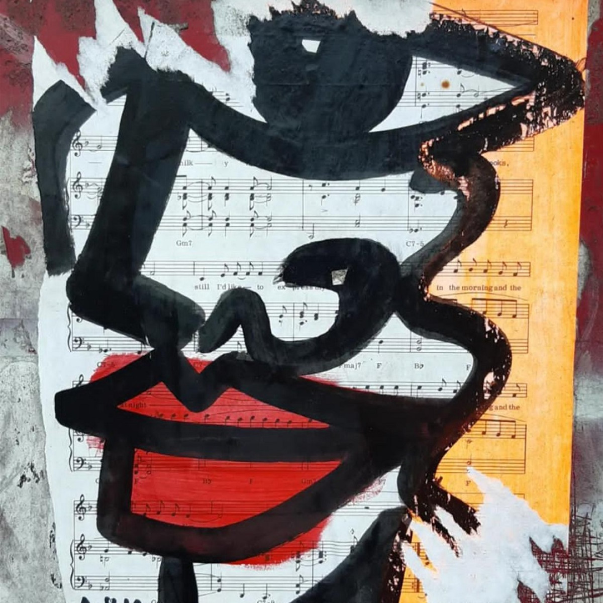 Abstract Flamenco Urban Art Culture