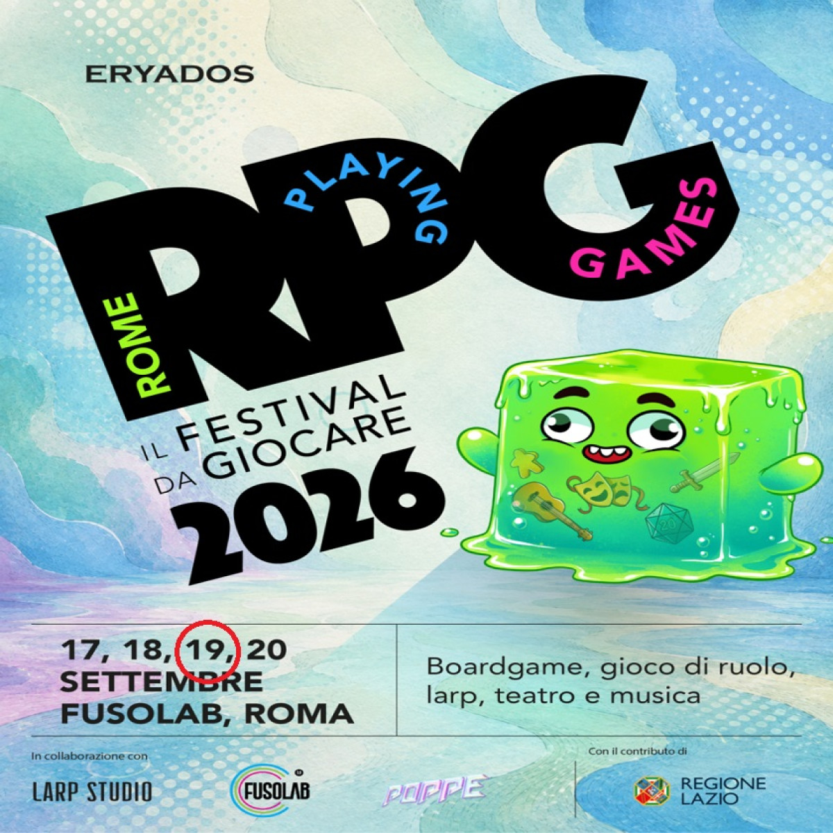 ROME PLAYING GAMES | SAB. 19 SEPT.