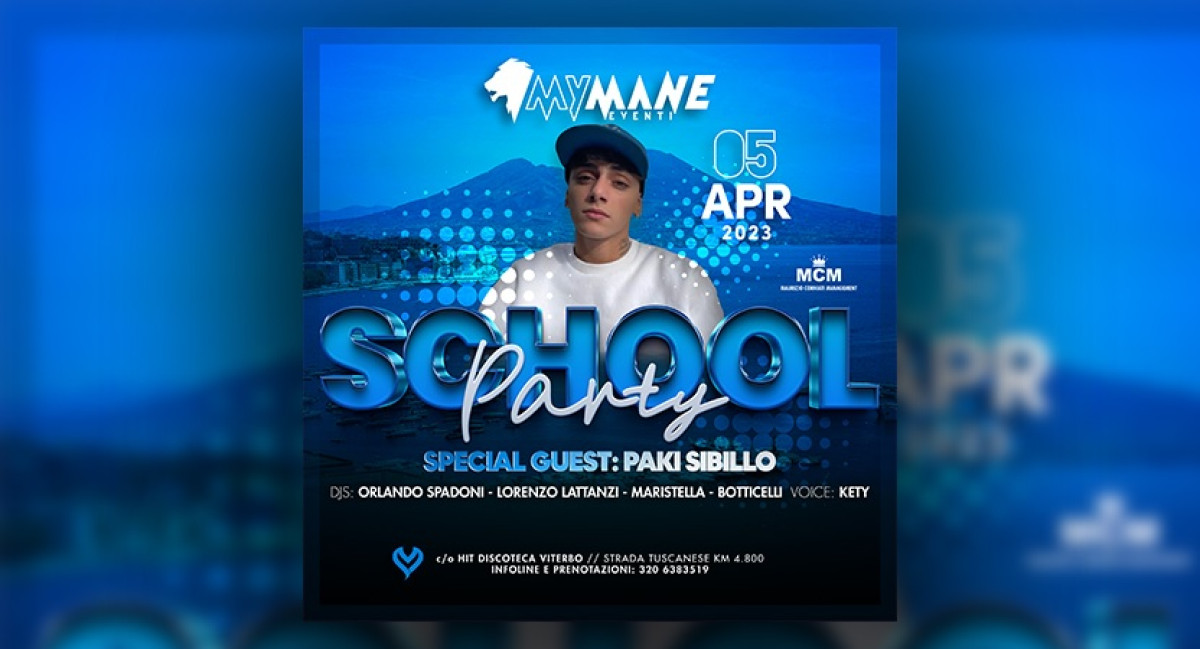 SPECIAL GUEST PAKY - SCHOOL PARTY