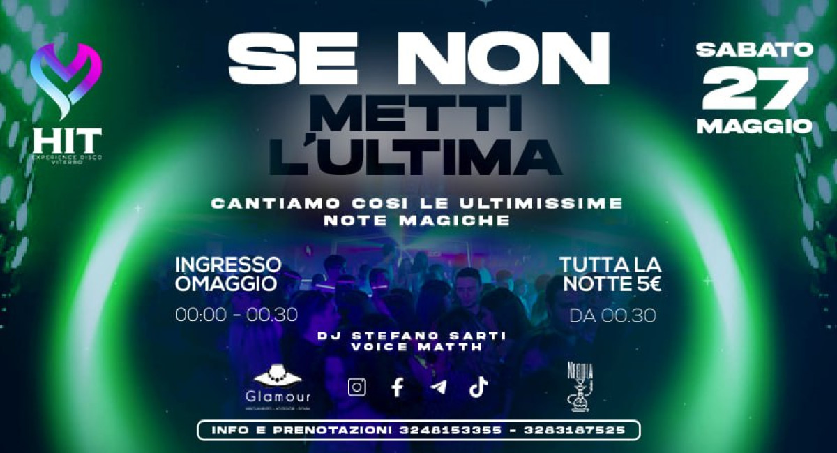 SE NON METTI L'ULTIMA - Cantiamo così le ultimissime note magiche