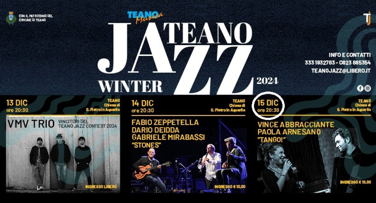 TEANO JAZZ WINTER 2024 - 15/12