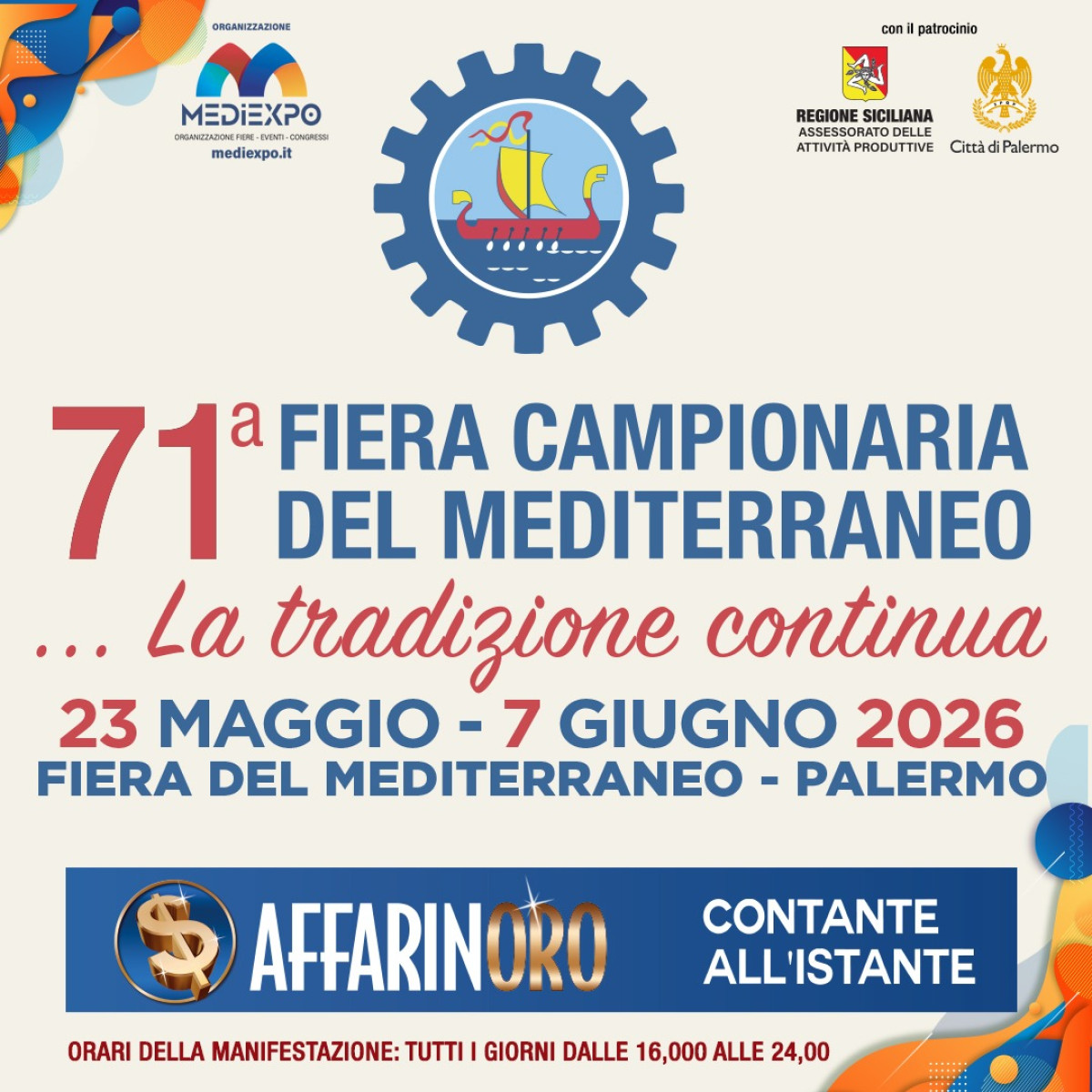 FIERA DEL MEDITERRANEO - Ed. 71 | Dom 24