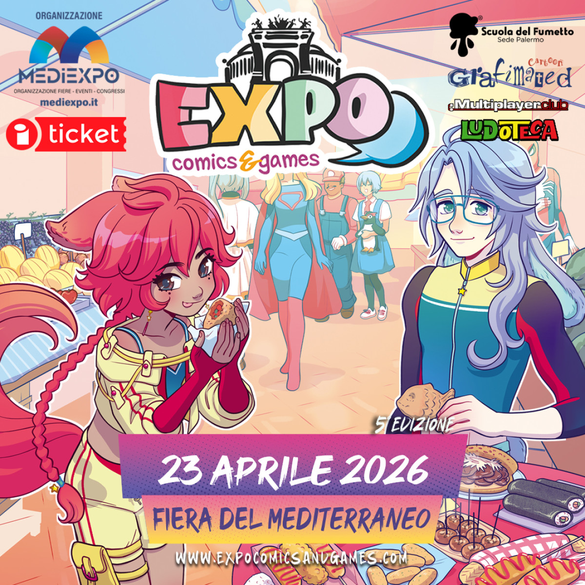 EXPO COMICS AND GAMES | GIO 23/04