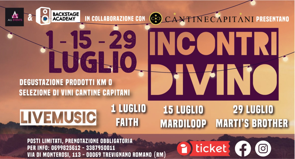 INCONTRI DI VINO | 01/07/2023