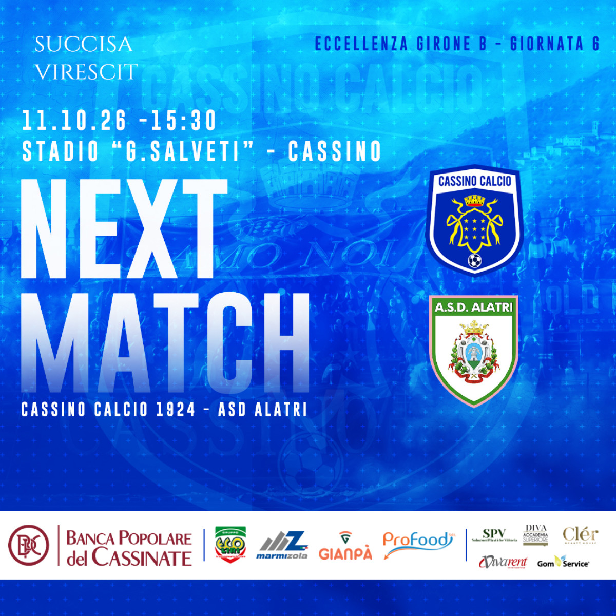 CASSINO CALCIO - ALATRI ASD