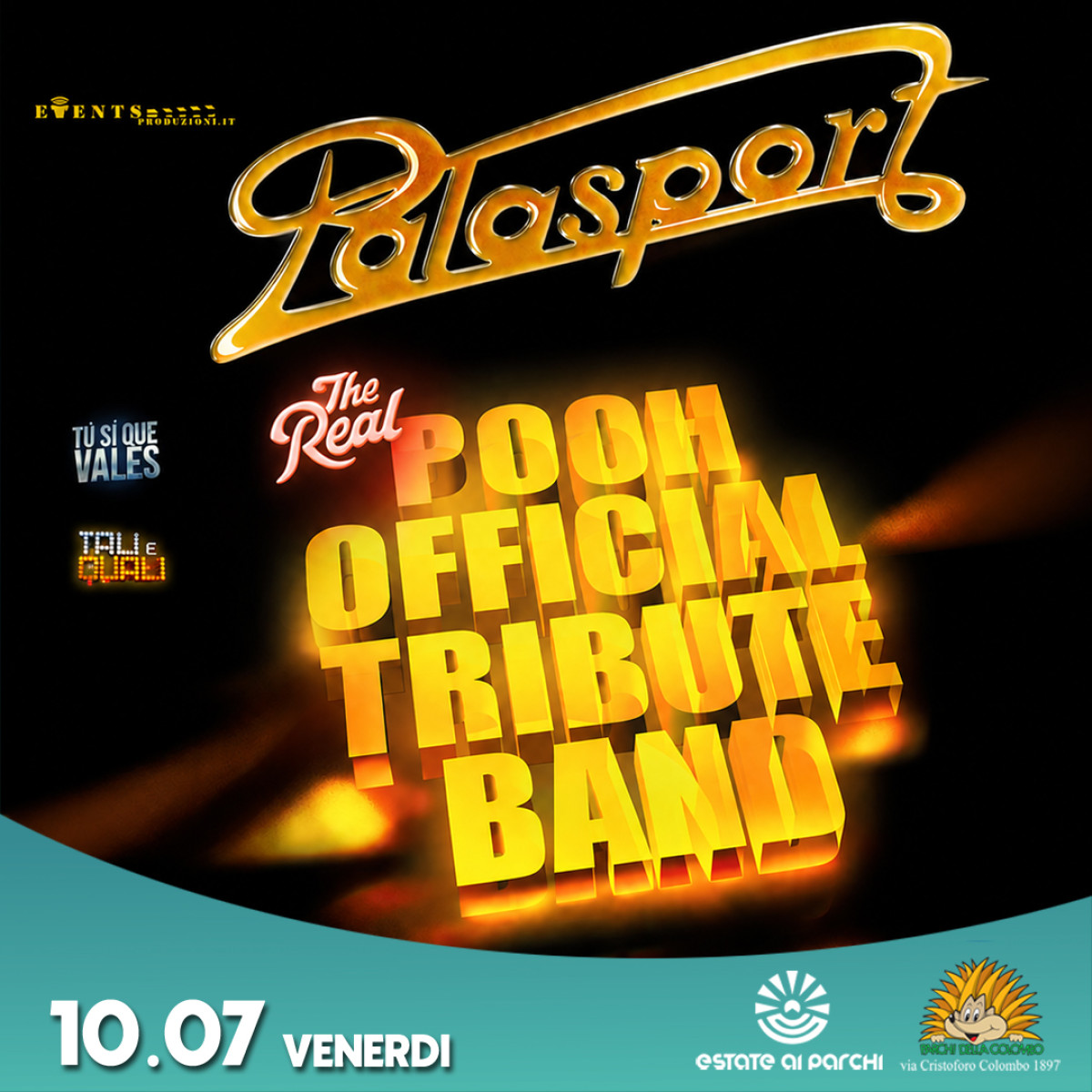 PALASPORT - POOH OFFICIAL TRIBUTE BAND