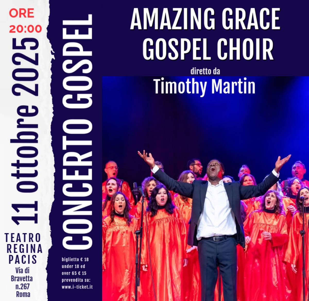 AMAZING GRACE GOSPEL CHOIR - CONCERTO GOSPEL