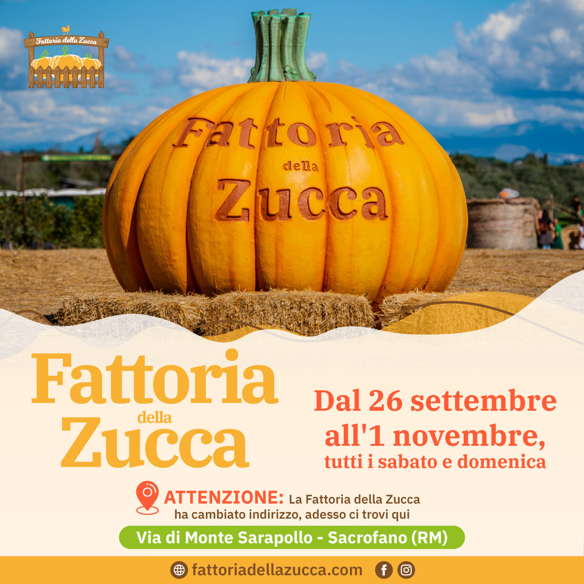FATTORIA DELLA ZUCCA | Sabato 26/09