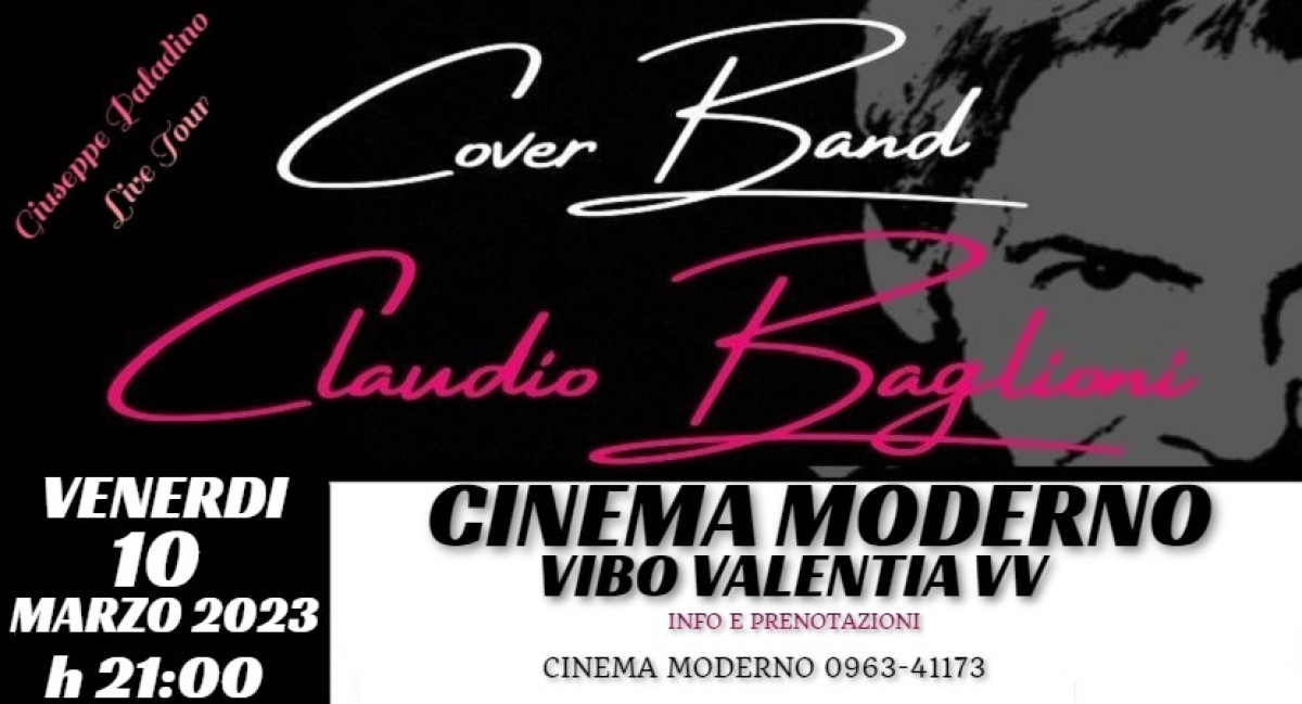 COVER BAND CLAUDIO BAGLIONI | 10/03/2022