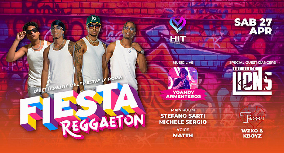 Fiesta Reggaeton | Sab 27/04