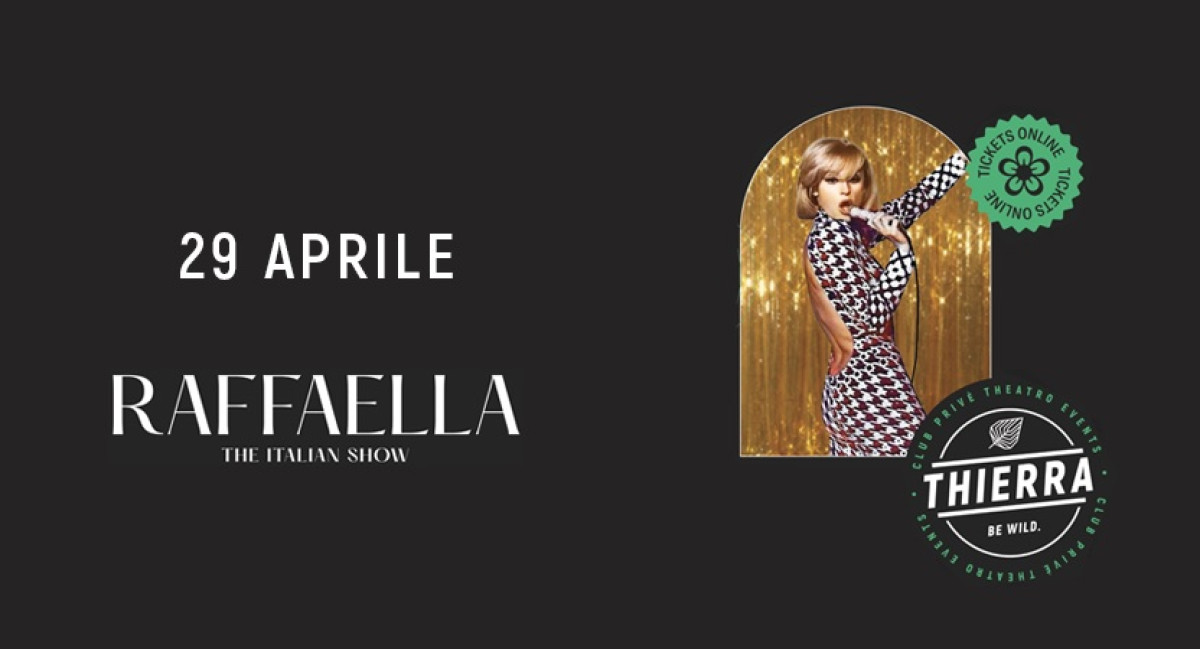 SAB 29 APR | RAFFAELLA - THE ITALIAN SHOW