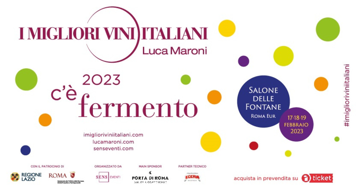 I MIGLIORI VINI ITALIANI - ROMA 2023 | Sab 18/02