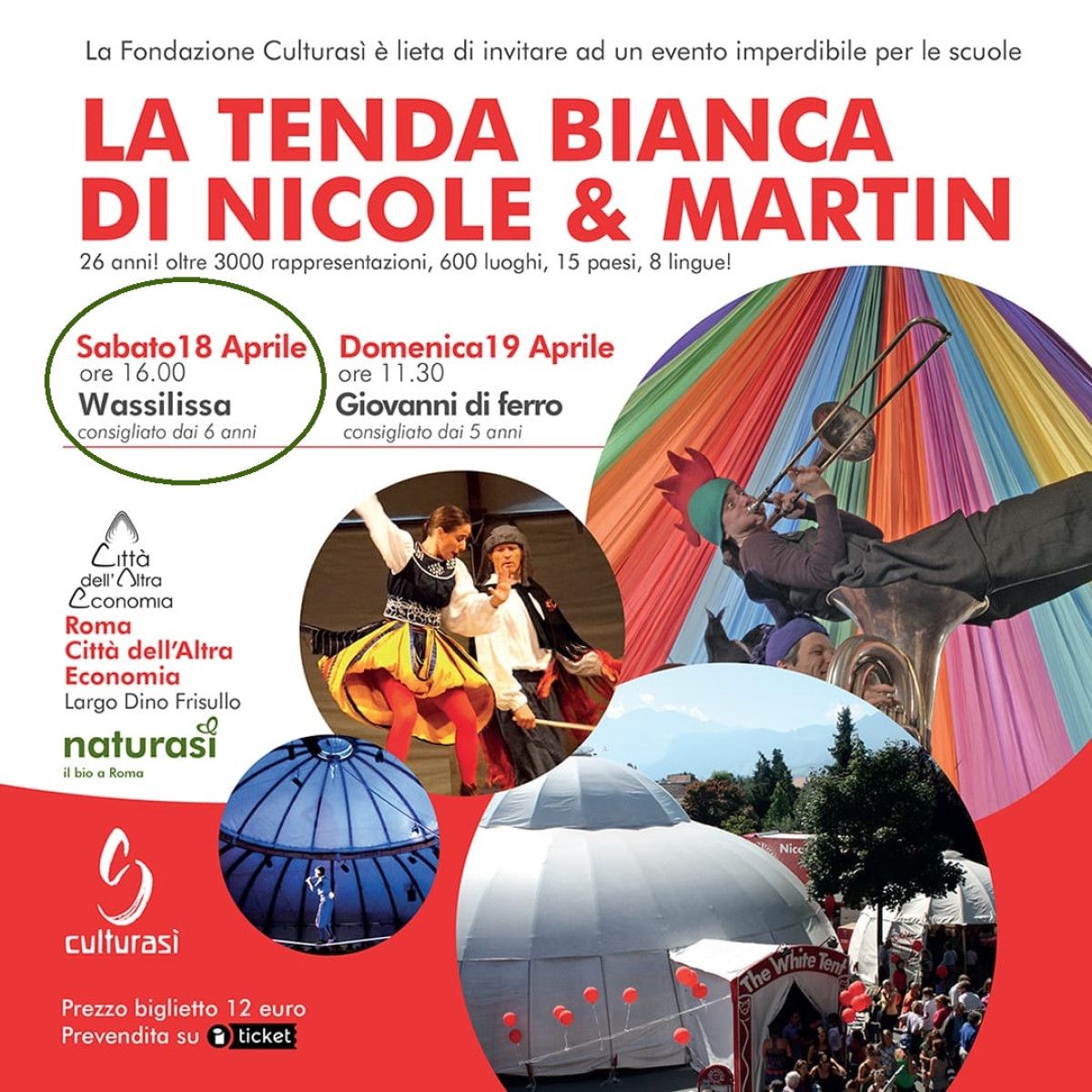 LA TENDA BIANCA DI NICOLE & MARTIN - WASSILISSA