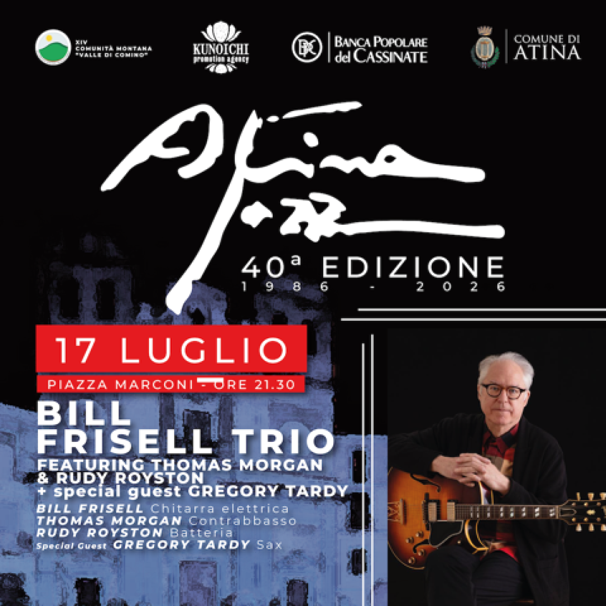 BILL FRISELL TRIO | ATINA JAZZ 2026