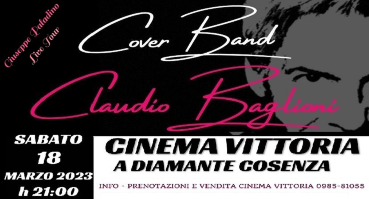 COVER BAND CLAUDIO BAGLIONI | 18/03/2022