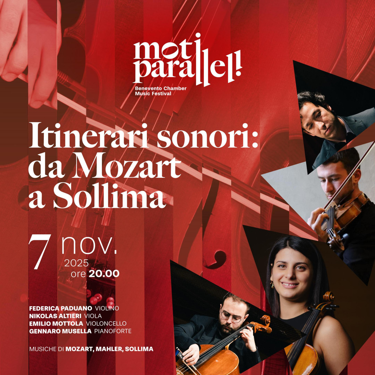 ITINERARI SONORI: da Mozart a Sollima