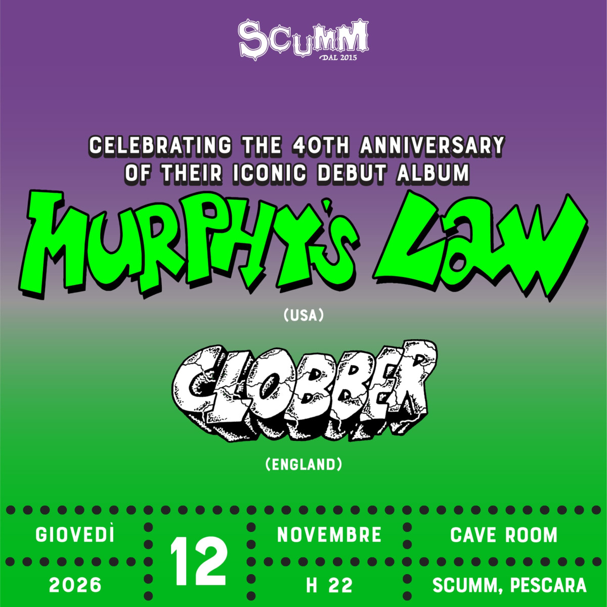 Murphy's Law @Scumm Cave Room