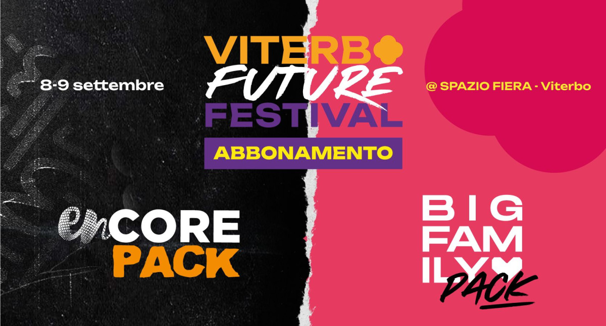 VITERBO FUTURE FESTIVAL 2023 - ABBONAMENTO
