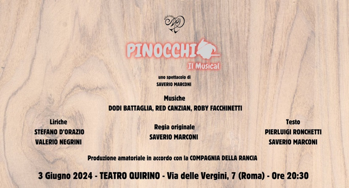 PINOCCHIO IL MUSICAL