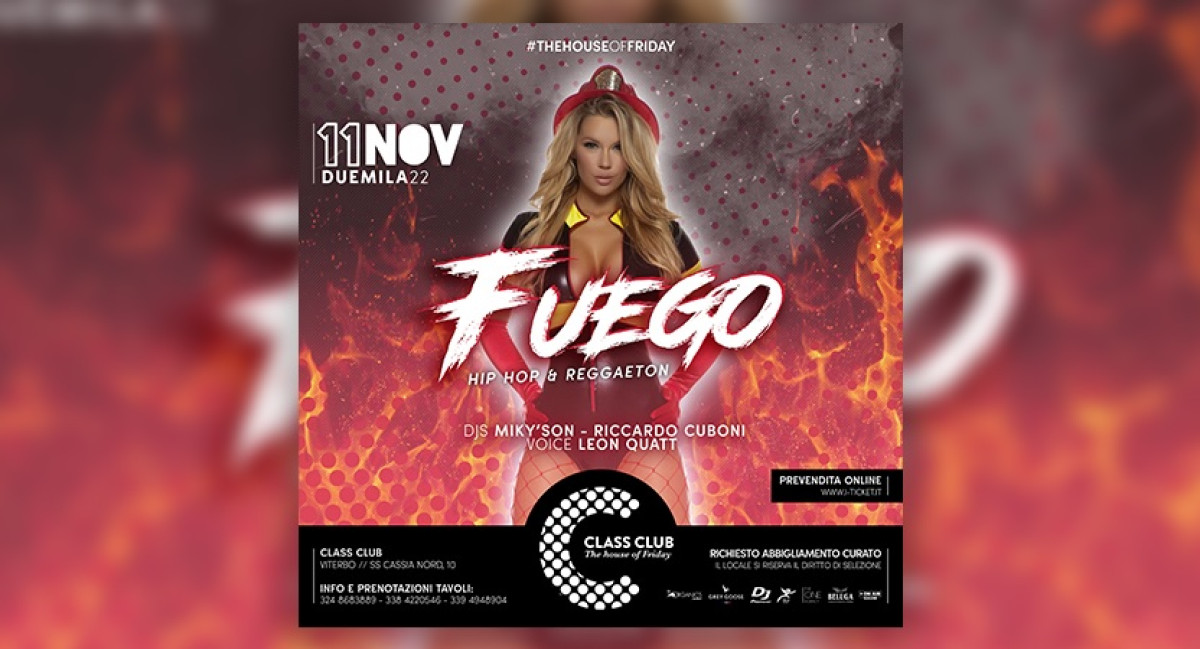 VEN 11 NOV | FUEGO