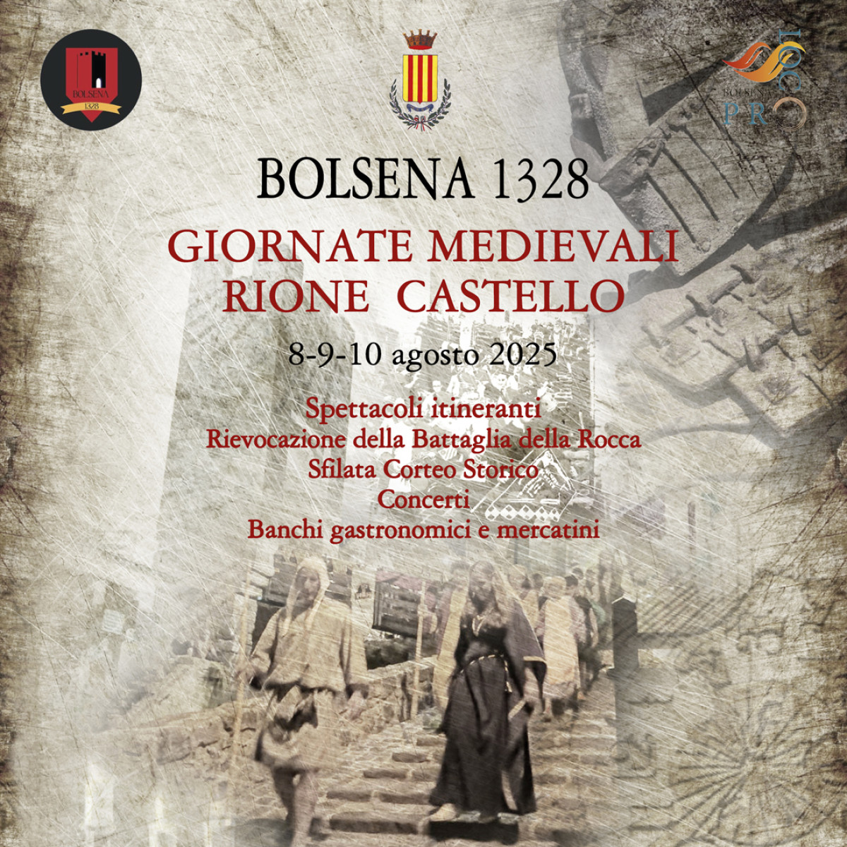 Bolsena 1328 | Giornate medievali |  ABBONAMENTO