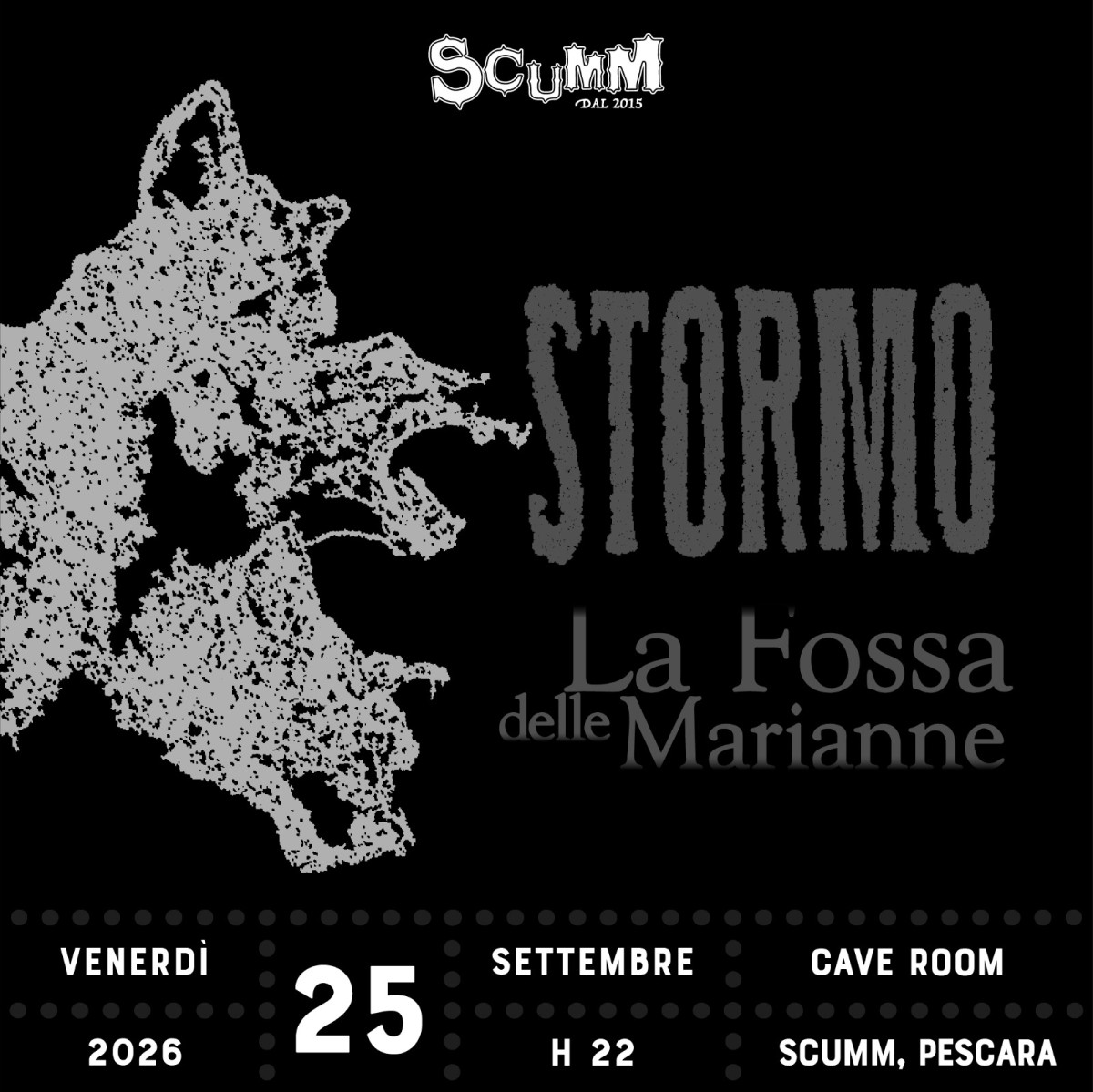 Stormo + La Fossa delle Marianne live @ Scumm Cave Room