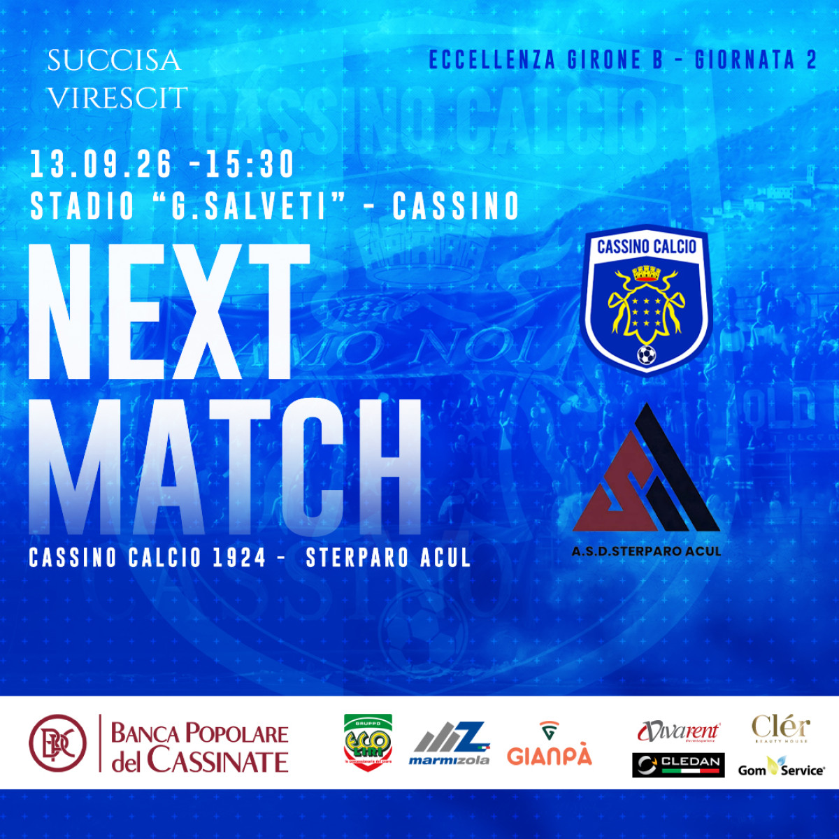 CASSINO CALCIO - STERPARO