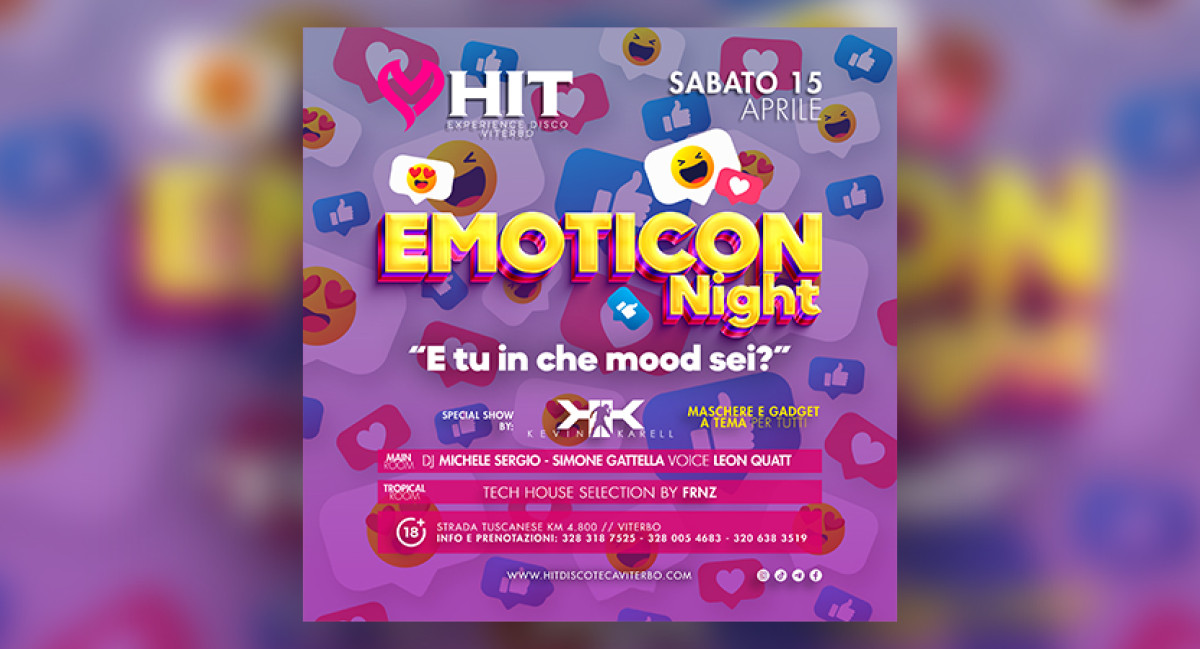 EMOTICON NIGHT- e tu in che mood sei?