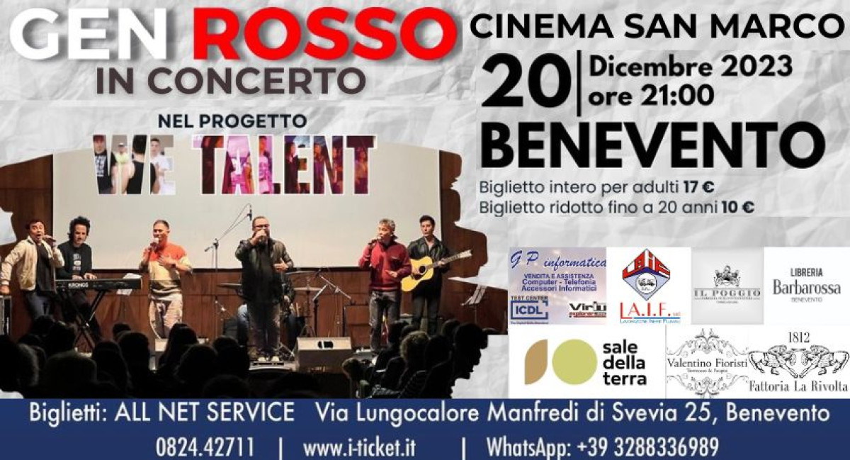 GEN ROSSO IN CONCERTO - annullato
