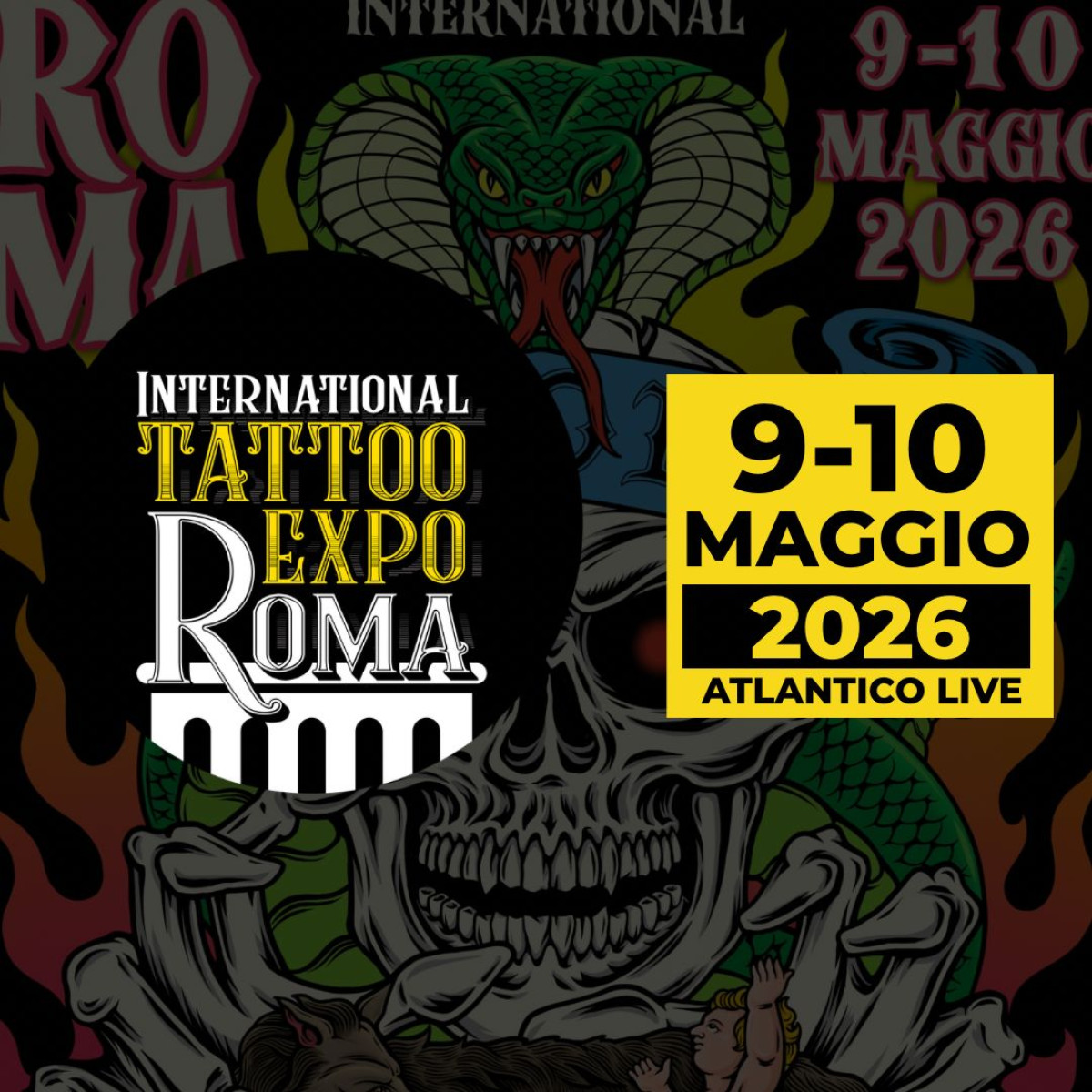 INTERNATIONAL TATTOO EXPO ROMA 2026 | ABBONAMENTO