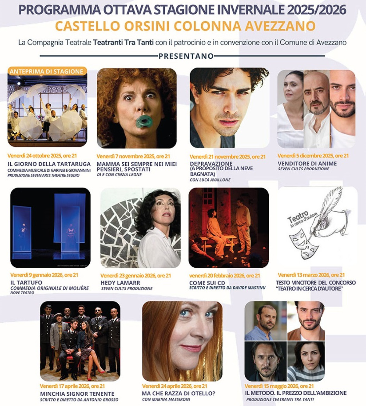 TEATRO OFF | Stagione 2025/26 [10 eventi]