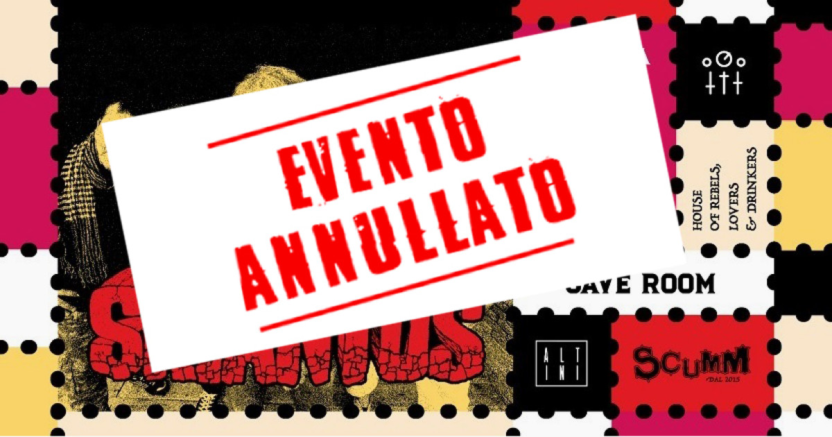 SKIANTOS | 18/11 - ANNULLATO