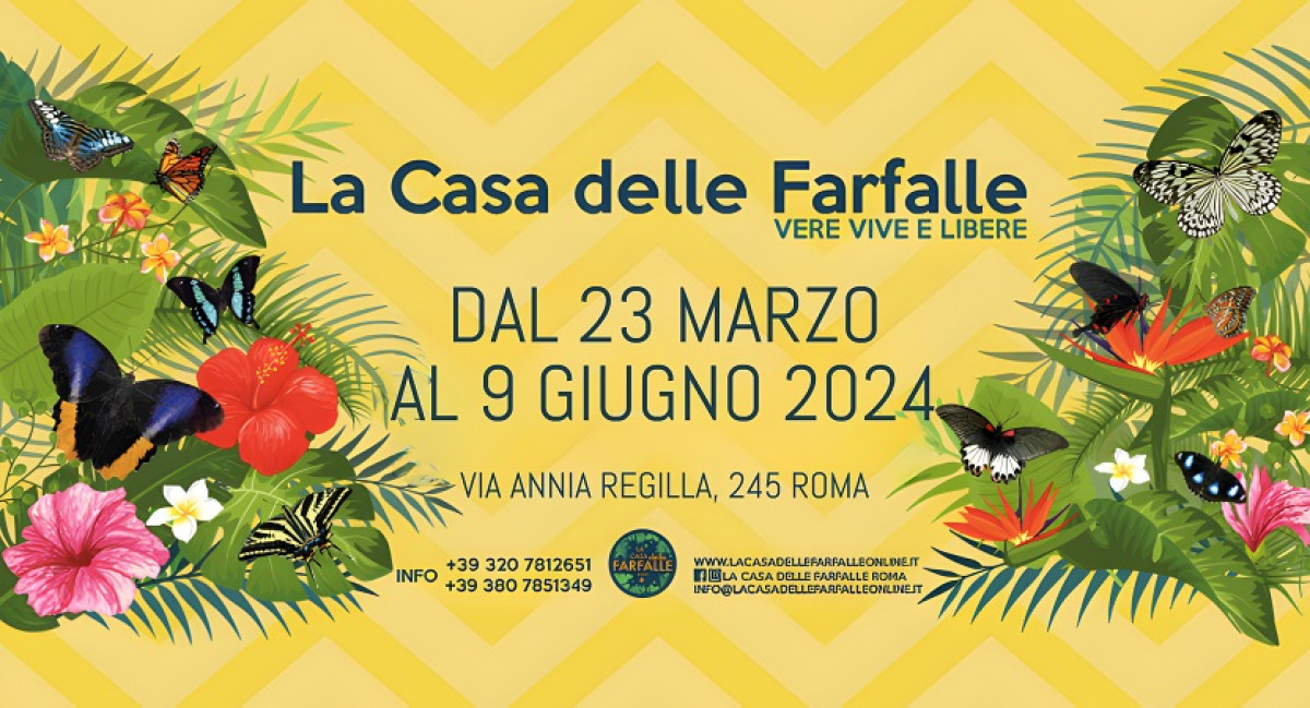 LA CASA DELLE FARFALLE | Gio 25/04