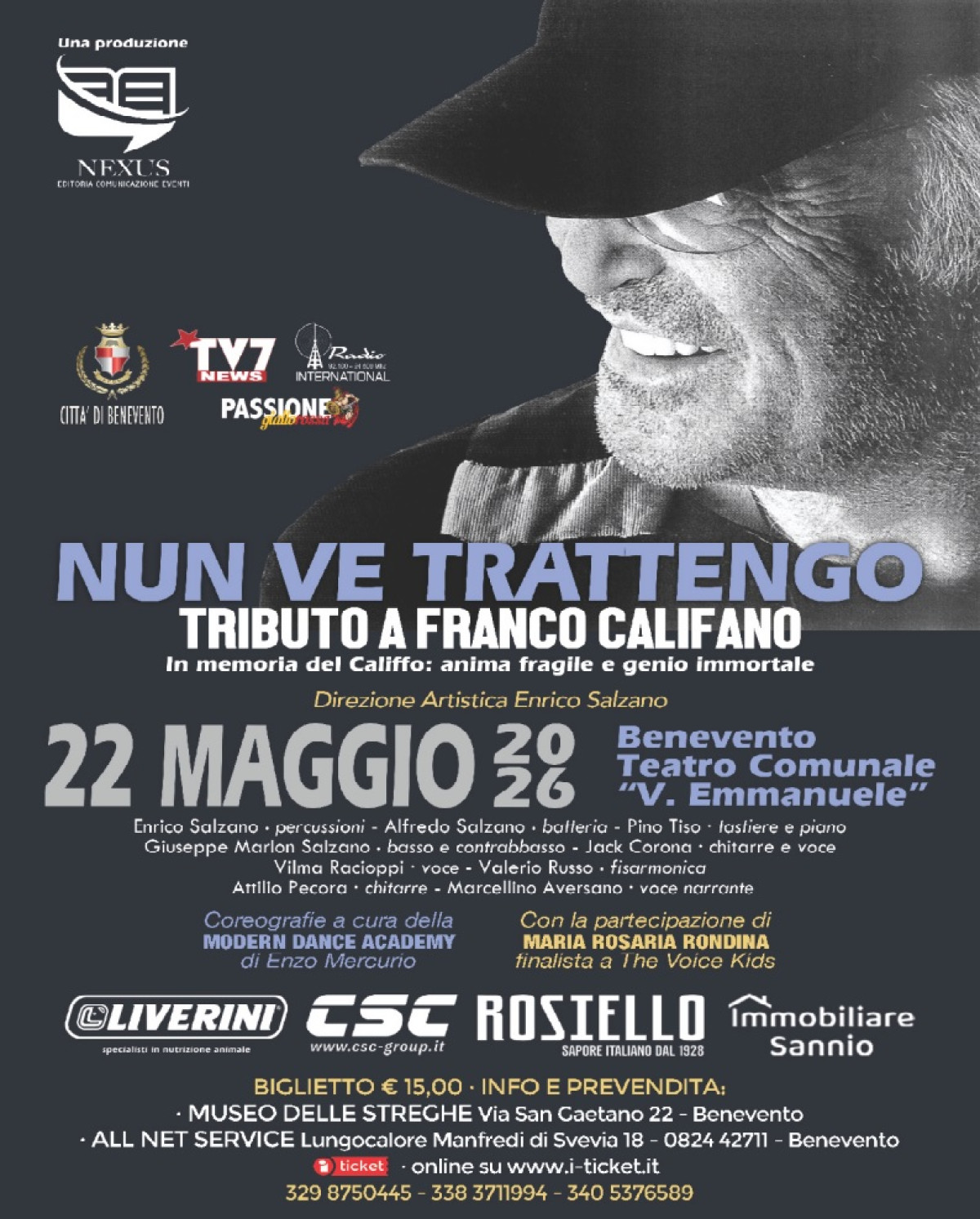 NUN VE TRATTENGO - TRIBUTO A FRANCO CALIFANO