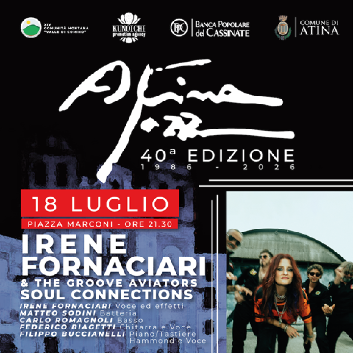 IRENE FORNACIARI & THE GROOVE AVIATORS | ATINA JAZZ 2026