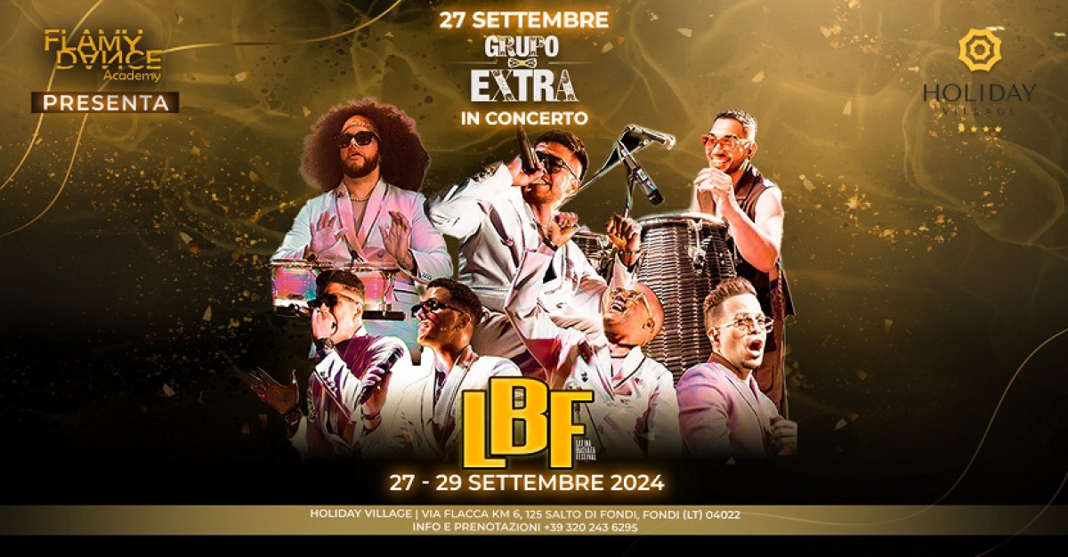 GRUPO EXTRA - LATINA BACHATA FESTIVAL