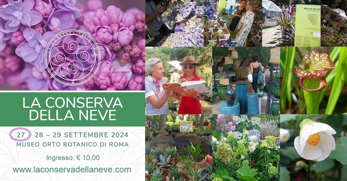 LA CONSERVA DELLA NEVE | 27/09