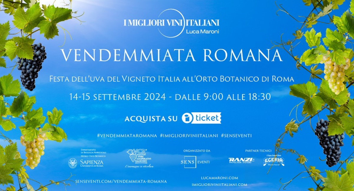 VENDEMMIATA ROMANA 2024 | Sab 14/09
