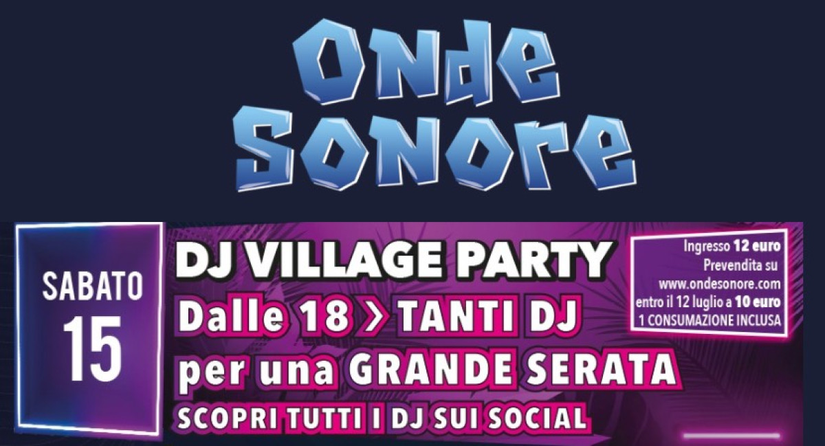 OndeSonore DJ VILLAGE PARTY