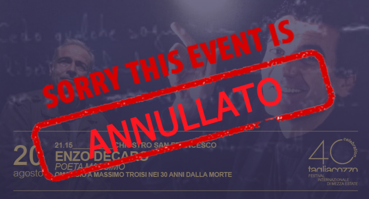 ENZO DECARO - POETA MASSIMO - ANNULLATO