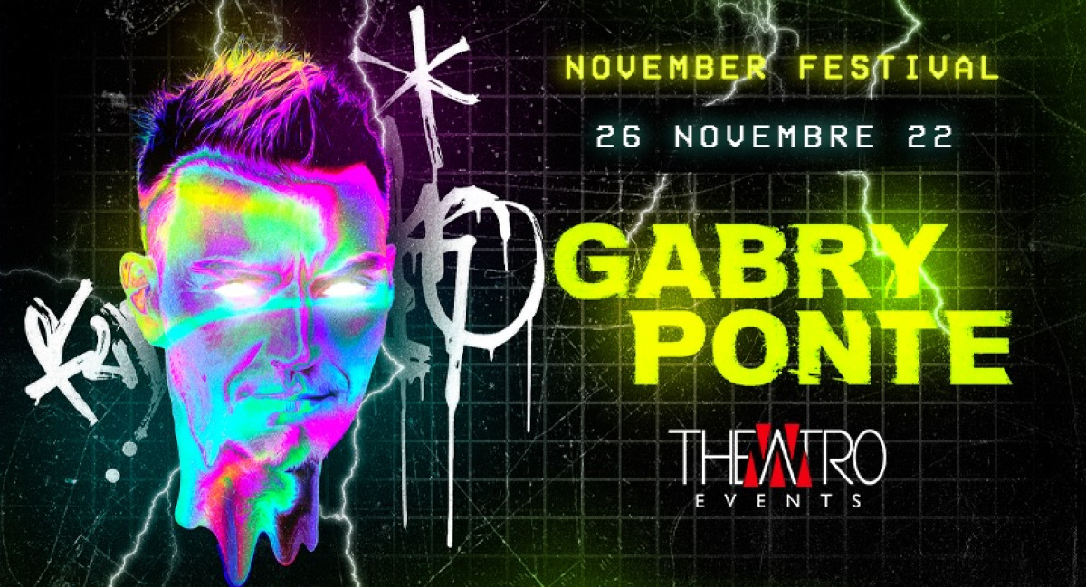 SAB 26 NOV | GABRY PONTE | NOVEMBER FEST