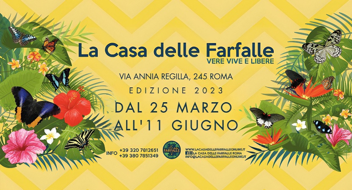 LA CASA DELLE FARFALLE | Sab 15/04