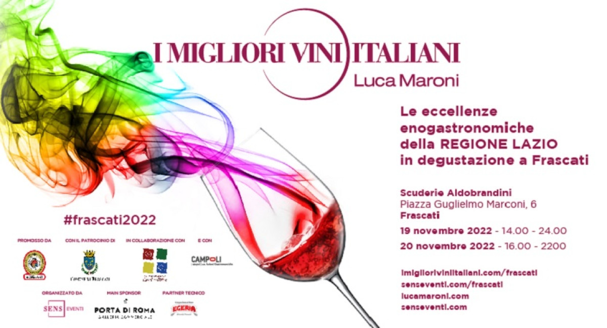 I MIGLIORI VINI ITALIANI - FRASCATI  SAB 19/11/2022