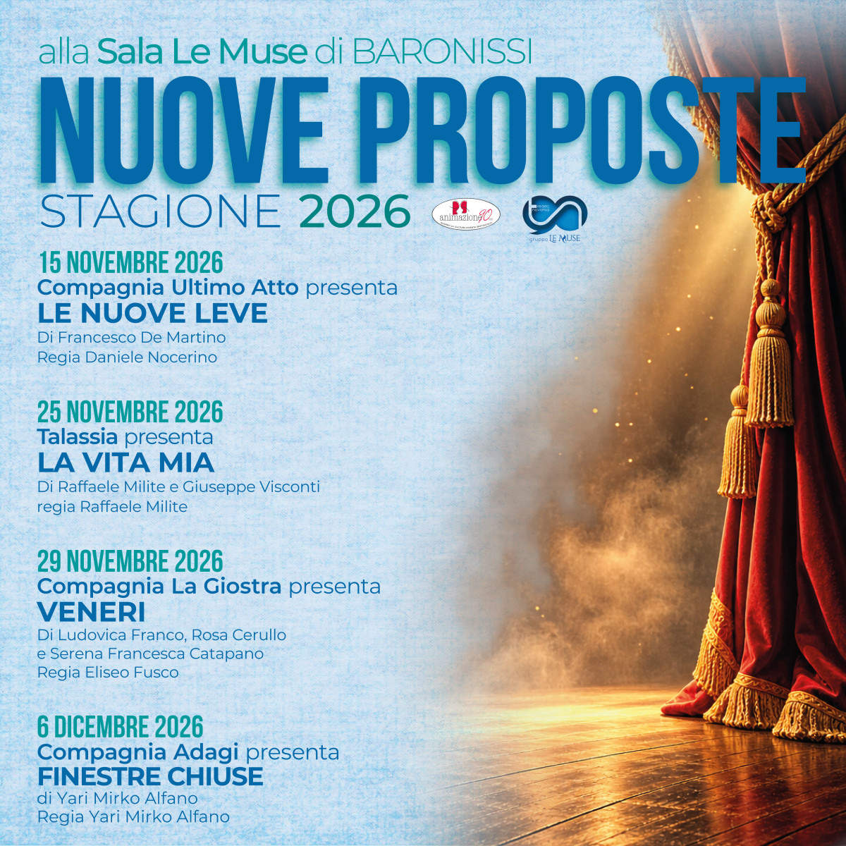 NUOVE PROPOSTE | ABB. 4 EVENTI