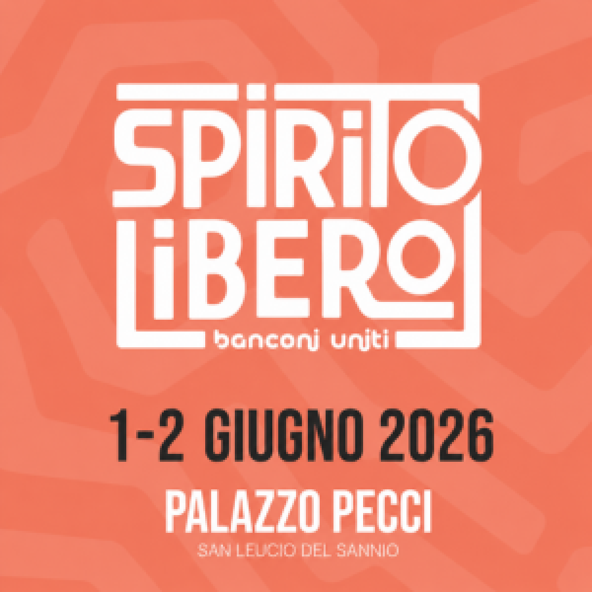 SPIRITO LIBERO - BANCONI UNITI | 01 GIUGNO