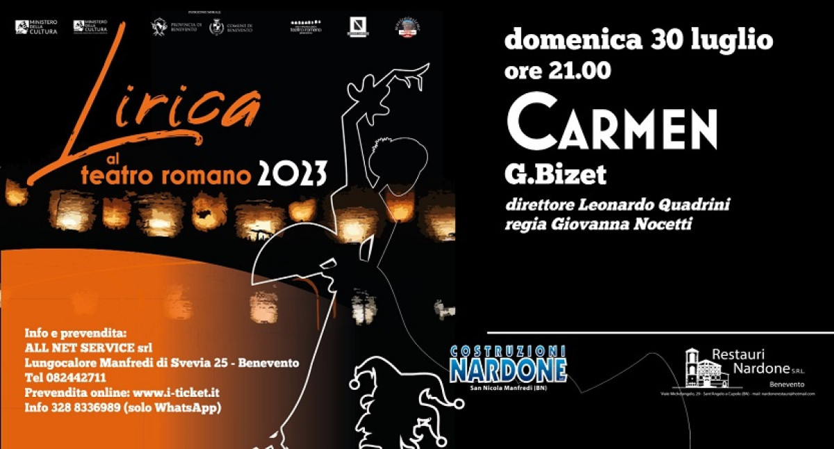 CARMEN - Domenica 30 Luglio