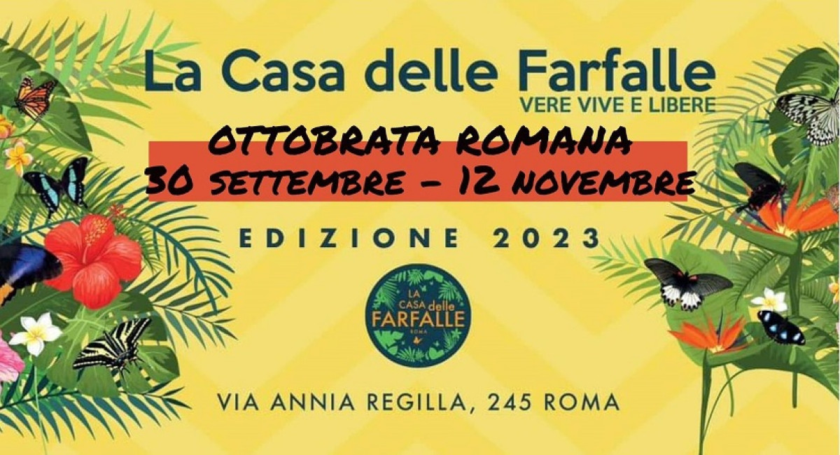 LA CASA DELLE FARFALLE | Ven 13/10