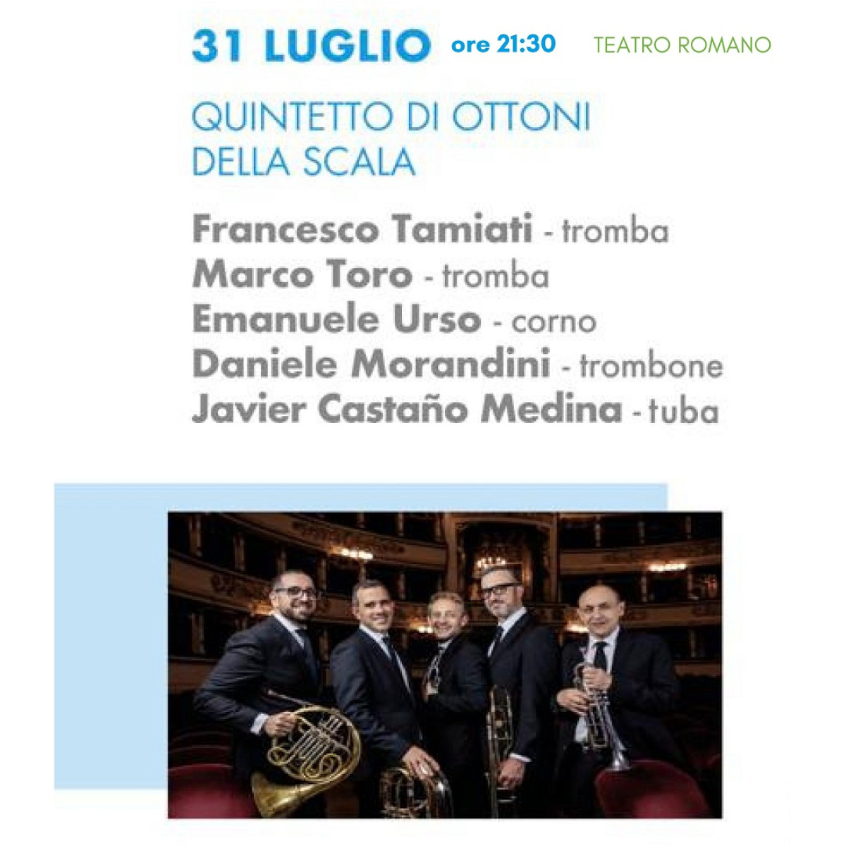 QUINTETTO DI OTTONI DELLA SCALA